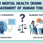 AI For Mental Health (Rising risk or Replacement of Human Therapist)