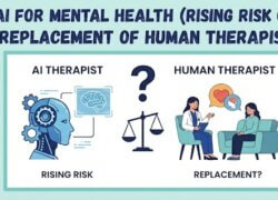 AI For Mental Health (Rising risk or Replacement of Human Therapist)